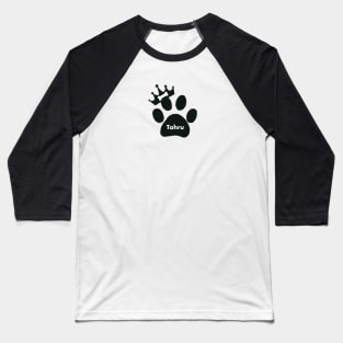 Tohru name made of hand drawn paw prints Baseball T-Shirt